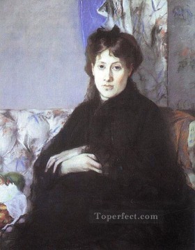  Berthe Lienzo - Retrato de Edma Pontillon de soltera Morisot Berthe Morisot